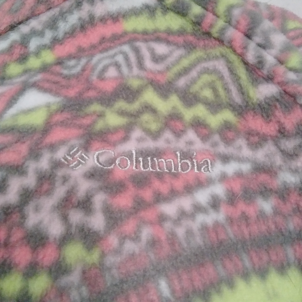 Columbia Girl's Full Zip Medium 10/12 EXCELLENT - Picture 2 of 5